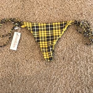 Frankie's Bikinis Swim - Frankie’s Bikinis Brie Bottom in Plaid Frankie's Bikinis Swim - Frankie’s Bikinis Brie Bottom in Plaid